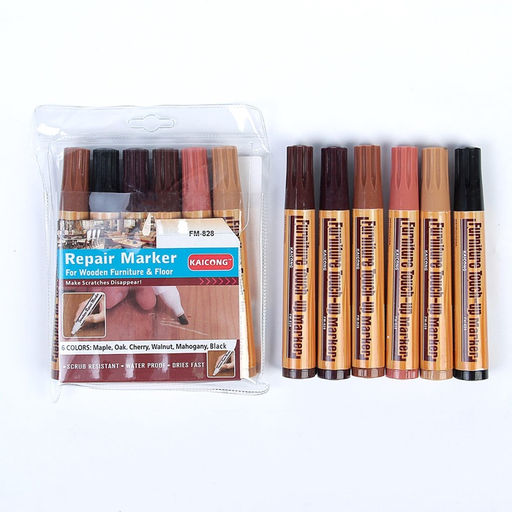 Набор перманентных маркеров для мебели, 6 цветов: коричневые оттенки - Simaland фото 2