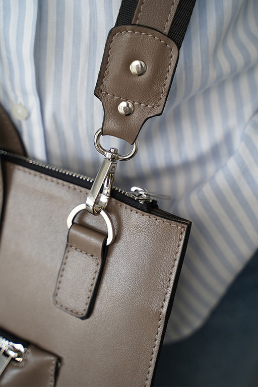 Сумка unisex Ц-580.8 темный капучино - Protege фото 4