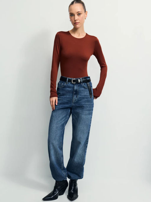 Базовое боди с длинным рукавом / Zarina