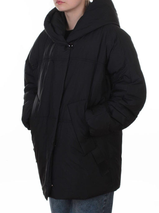 A626 BLACK Куртка зимняя женская (200 гр. био-пух)