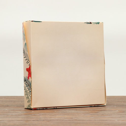 Цена за 20 шт. Коробка складная Праздник, 20 х 20 х 4 см с окном - UPAK LAND фото 4