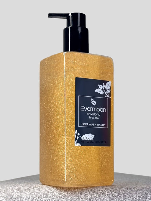 Блестящее жидкое мыло Evermoon Табак, с шиммером (блёстками), 500 мл