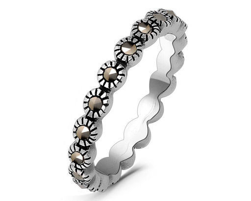 Кольцо, марказит, SL-AGA1526