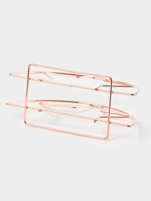 Цена за 2 шт. Салфетница Доляна Звезда, розовое золото  фото 4