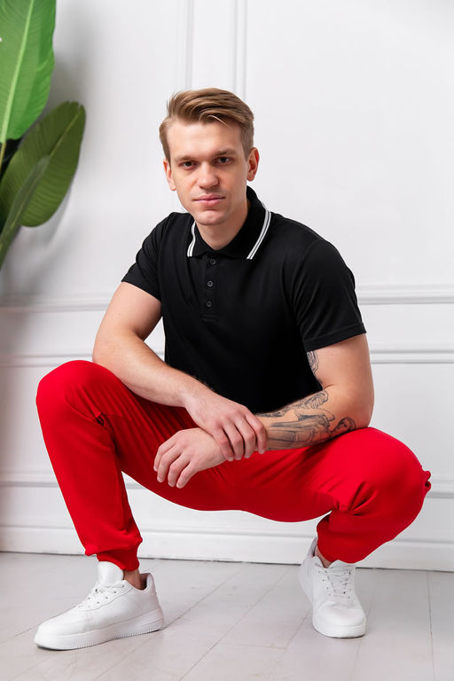 Спортивные брюки Футер 2-х ниточный, 75% хлопок, 20%  полиэстер, 5%  лайкра