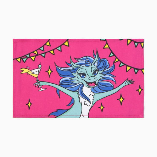 Набор полотенец Доляна Новогоднее веселье 28х46 см - 2 шт, 100% хл, рогожка 164 г/м2  фото 2