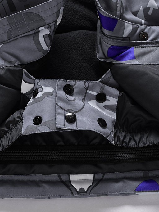 Горнолыжный костюм Valianly детский для мальчика серого цвета 9209Sr фото 18