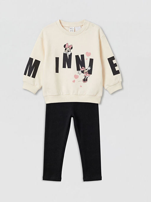 Minnie Mouse Bask?l? K?z Bebek Tak?m