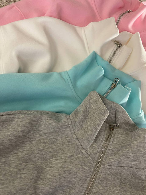 K12319 Свитшот OVER SIZE (плотный хлопок) БЕЛЫЙ