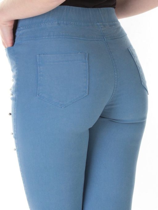 8903 Джеггинсы женские (70% хлопок, 30% стрейч) - Фабричный китай фото 7