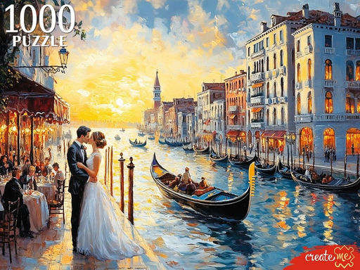 Puzzle 1000 элементов "Свадьба в Венеции" (П1000-8276)