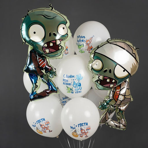 Шар фольгированный 36" «Зомби», фигура