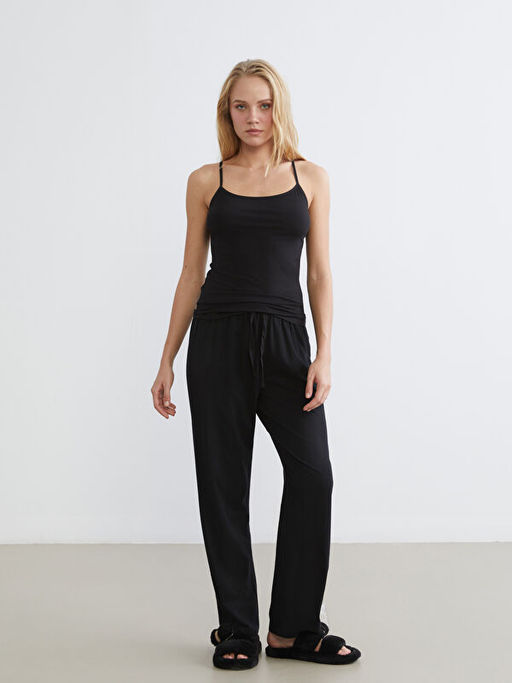 Beli Lastikli Kad?n Pijama Alt