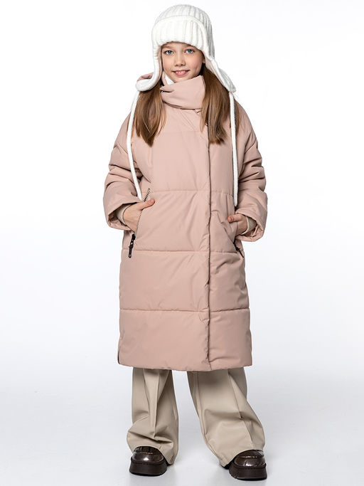 ПАЛЬТО 6з3224 черный/беж - Nikastyle фото 7