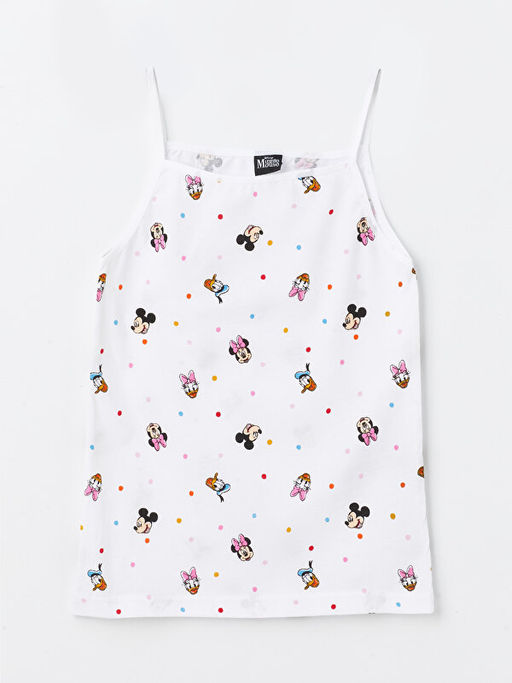 Kare Yaka Minnie Mouse Bask?l? K?z ?ocuk Atlet 2li - Waikiki фото 3