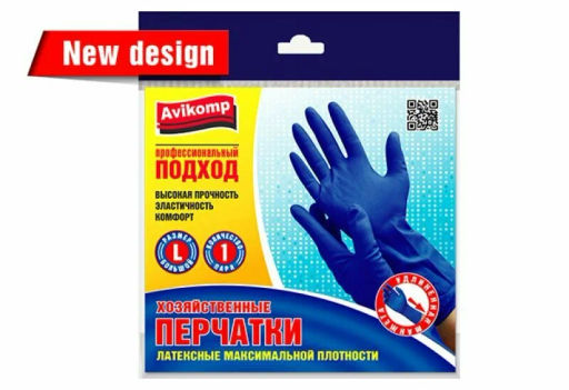 Avikomp Перчатки GLOVESS PROFESSIONAL латексные макс.плотности (1 пара) р-р L