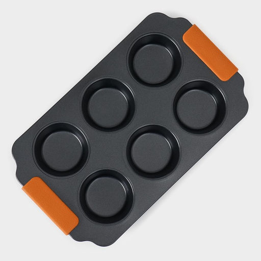 Форма для выпечки Magistro French Bakery. Круг, 30.5?18?3 см, 6 ячеек, антипригарное покрытие  фото 3