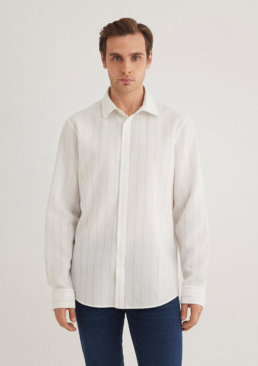 Mavi Cizgili Gomlek  фото 4