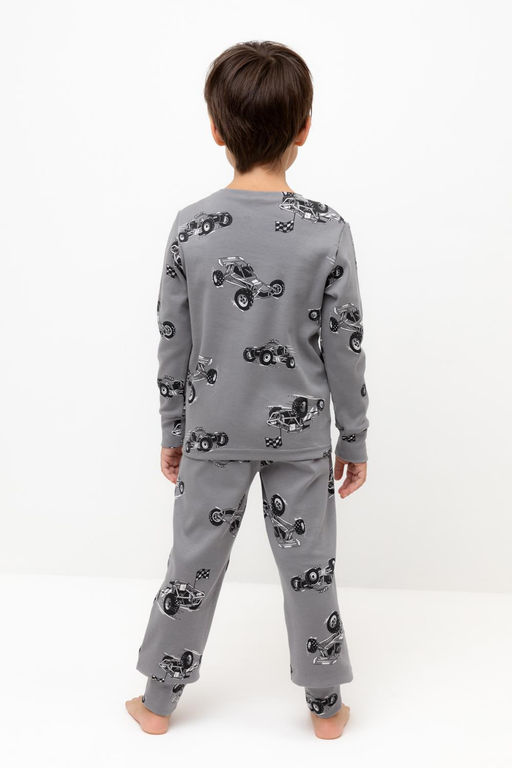Crockid _ К 1552/серый,быстрые багги пижама дет  фото 4