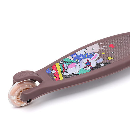 Самокат трёхколёсный ROCKET колёса PU, цвет коричневый - Кнр фото 7