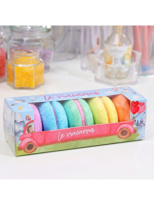 Набор бомбочек для ванн Le macarons, 250 г (5 шт.) - Laboratory katrin фото 6