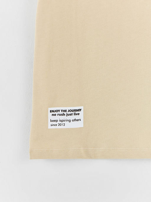 Футболка для мальчиков бежевая с надписью - Mark formelle фото 7