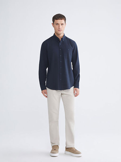 Regular Fit Uzun Kollu Erkek G?mlek