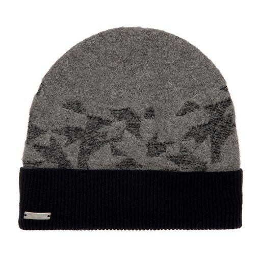 Шапка SEEBERGER арт. 18202-0 TURN-UP BEANIE (синий)