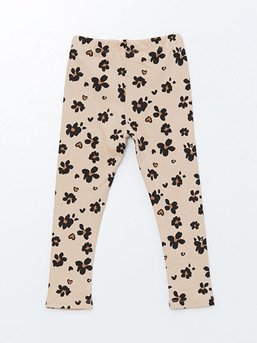 Beli Lastikli ?i?ekli K?z Bebek Tayt 2li - Waikiki фото 3