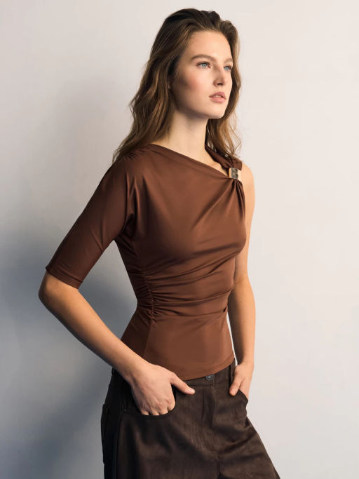 Топ с декоративным узлом / Zarina  фото 5