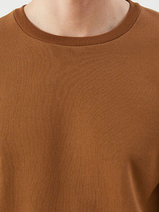 Bisiklet Yaka Erkek Sweatshirt