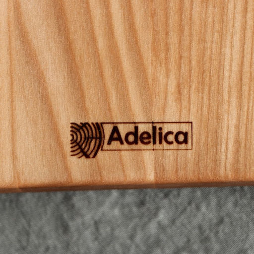 Доска для подачи и сервировки Adelica, 25×22×1.8 см, дерево берёза