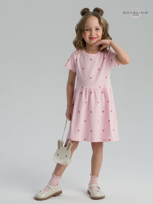 Платье Лето лапша сердца на розе - Sovalina фото 10
