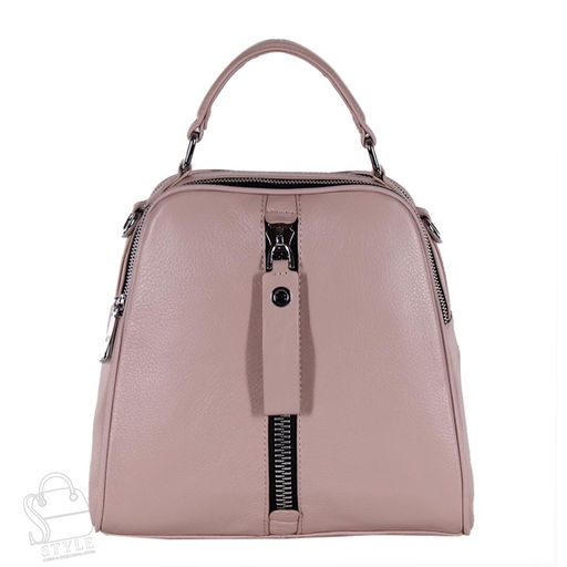 Рюкзак женский кожаный 99451 pink Velina Fabbiano-Safenta/30 в Новосибирске