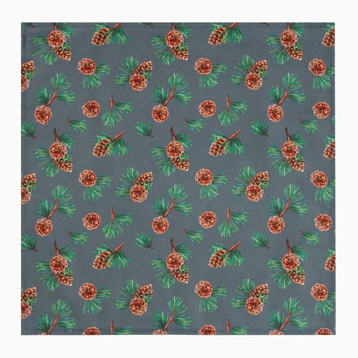 Набор новогодних салфеток Этель Лес, 46х46 см - 4 шт, хлопок, саржа  фото 3