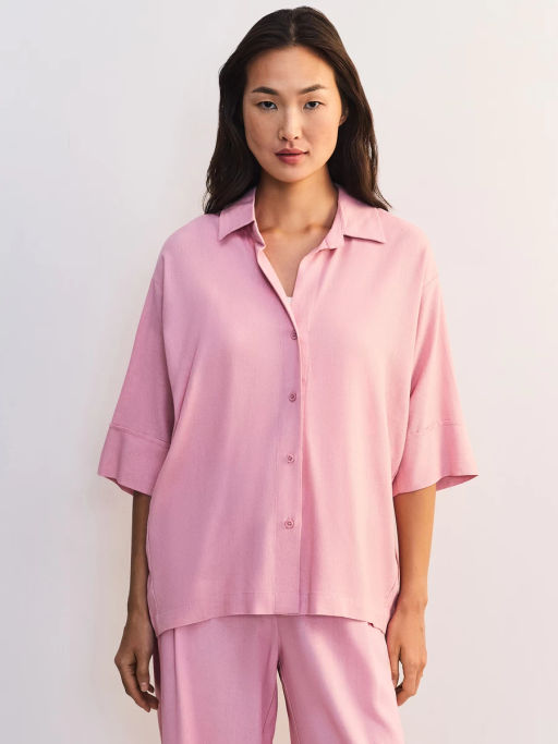 Льняная блуза свободного кроя ZR2605012001-90 / Zarina