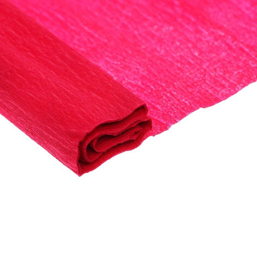 Цена за 10 шт. Бумага крепированная 50 х 200 см, в рулоне, 30 г/м2, бордовая