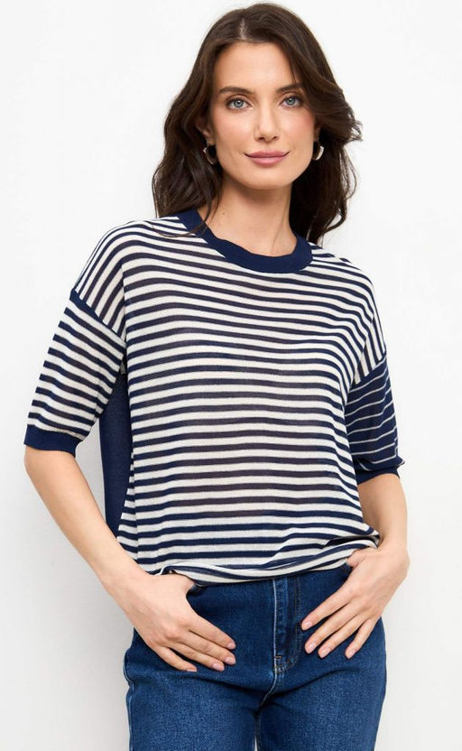 Джемпер жен. к/р F-89278 navy-milk - Fine joyce фото 4