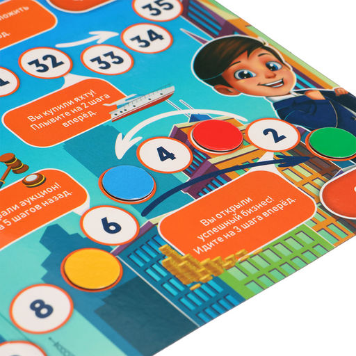 Настольная игра Бизнесмен, 2-4 игроков, 3+ - Лас играс kids фото 3