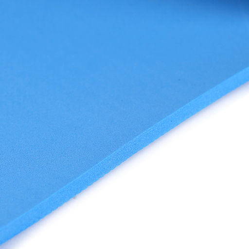 Коврик для йоги и фитнеса спортивный гимнастический EVA 6мм. 173х61х0,6 цвет: голубой / YM-EVA-6B / уп 24 - Галеонтрейд фото 2