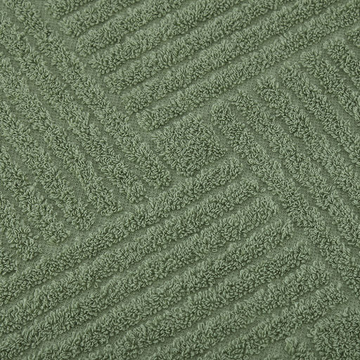 Полотенце махровое "Вологда" 35х60см, гладкокрашенное, 400г/м2, серо-зеленый (Россия)