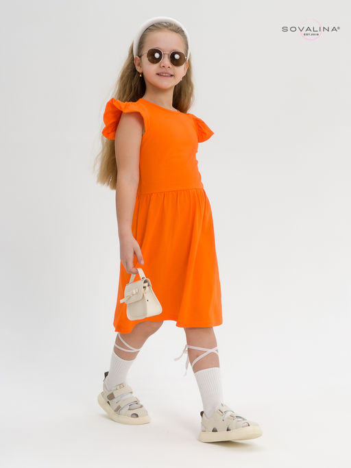 Платье Феечка оранжевая - Sovalina фото 12