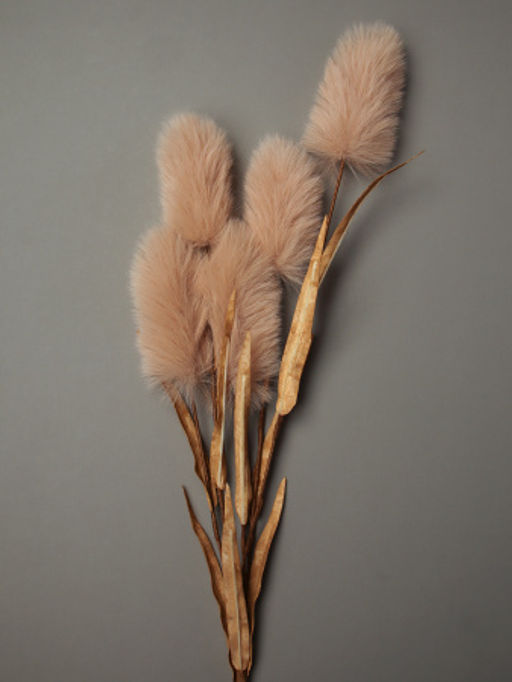 Ветка декоративная 100 см / RW-318-2 /уп 12/144/светло-бежевый - Галеонтрейд фото 2