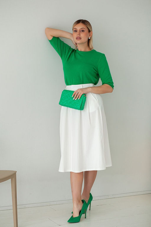 Юбка МЮ-2301 экрю - Angelika фото 2