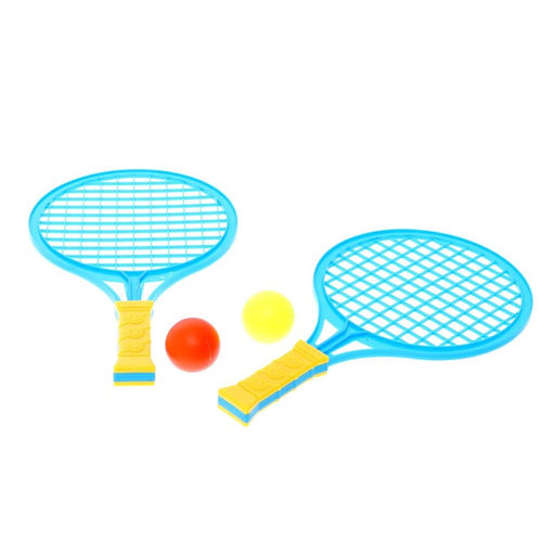 Набор ракеток Крутой теннис, 2 ракетки, 2 шарика, цвет МИКС