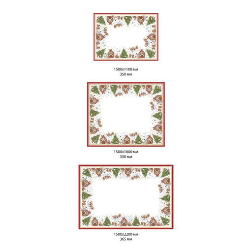 Скатерть новогодняя Этель Новогодняя сказка 150х110см +/-3см с ГМВО, хл100%  фото 6