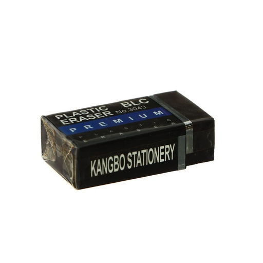 Цена за 26 шт. Ластик прямоугольный 37 х 22 х 12 мм, в картонном держателе, МИКС