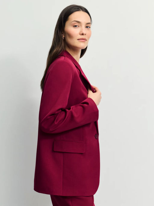 Однобортный жакет прямого кроя / Zarina