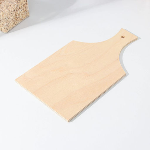 Доска разделочная деревянная с ручкой, 3016,5 см, фанера - Доляна фото 2