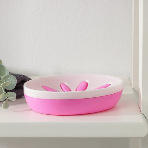 Мыльница пластиковая «Восход», 13×10×3 см, МИКС